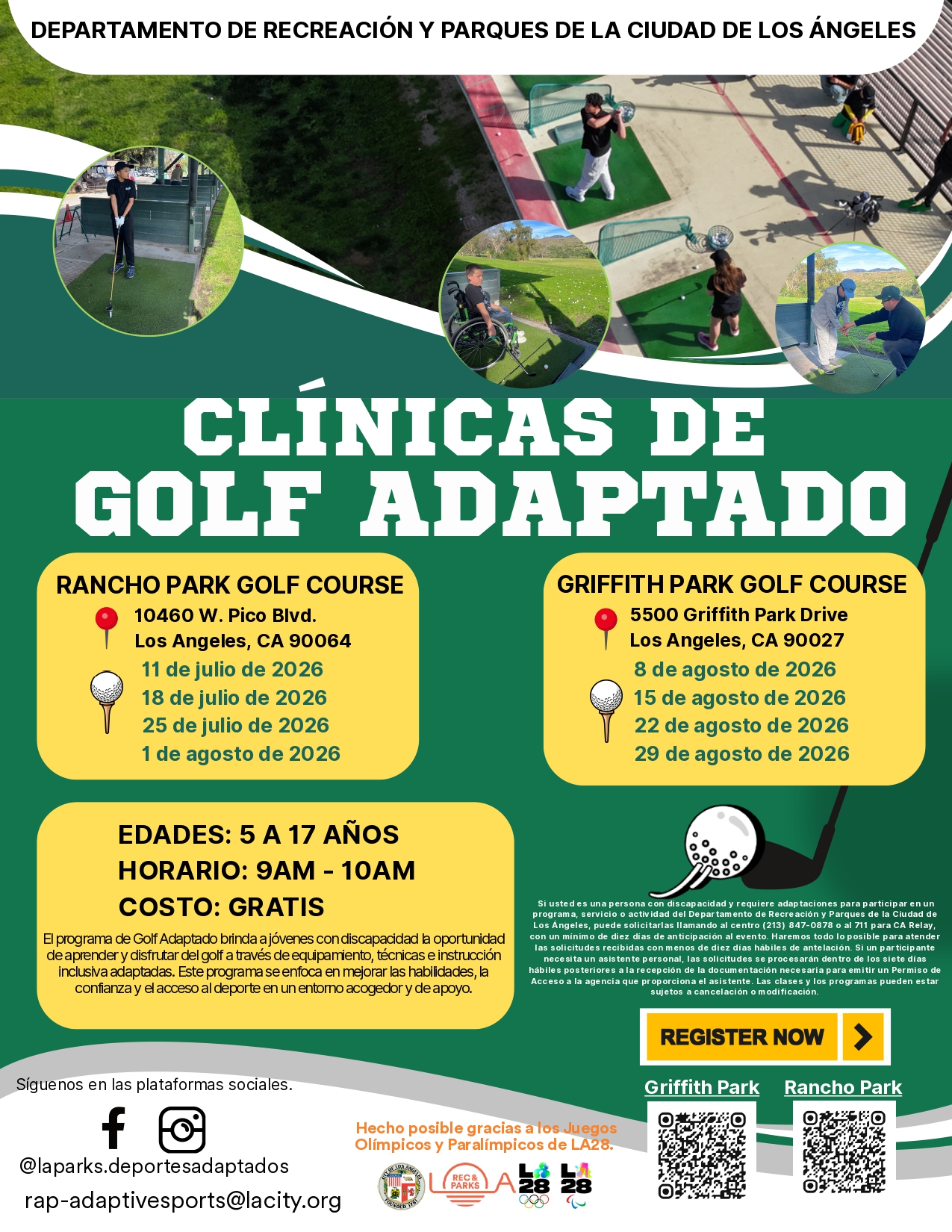 Golf Clinics spanish version